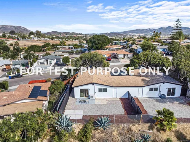 Demo/Test Data 3531 Hollencrest Rd, San Marcos, CA 92069