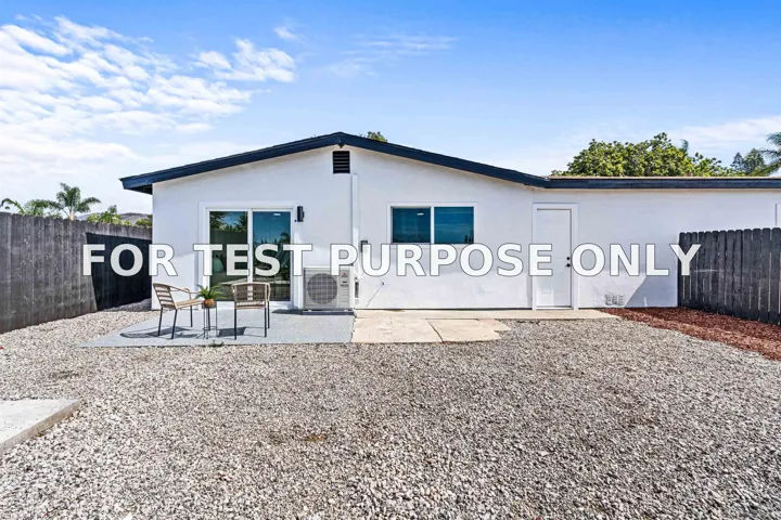 Demo/Test Data 3531 Hollencrest Rd, San Marcos, CA 92069