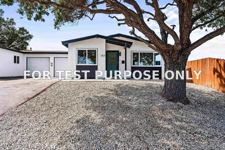 Demo/Test Data 3531 Hollencrest Rd, San Marcos, CA 92069