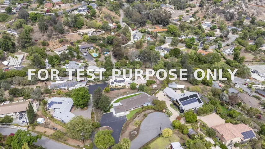 Demo/Test Data 11078 Puebla Dr, La Mesa, CA 91941