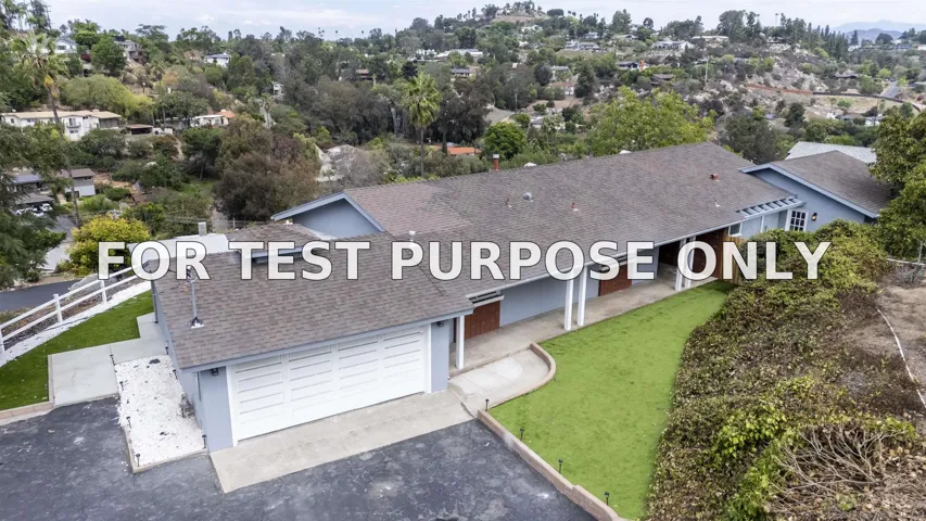 Demo/Test Data 11078 Puebla Dr, La Mesa, CA 91941