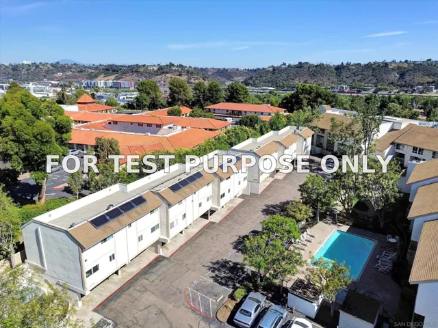 Demo/Test Data 6295 Rancho Mission Rd Unit 108, San Diego, CA 92108