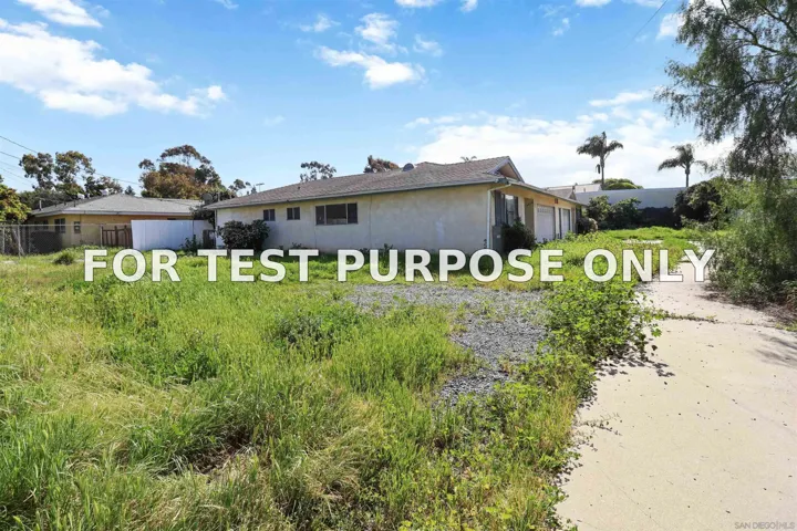 Demo/Test Data 361 Oxford, San Diego, CA 91911