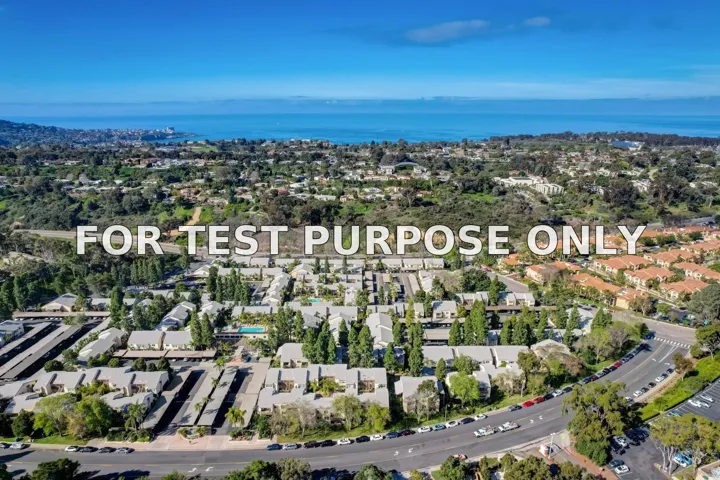 Demo/Test Data 8640 Via Mallorca Unit B, La Jolla, CA 92037