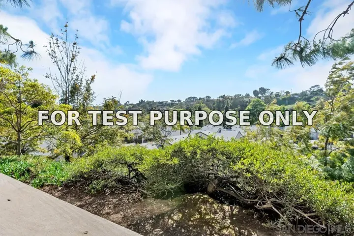 Demo/Test Data 8640 Via Mallorca Unit B, La Jolla, CA 92037