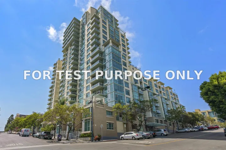 Demo/Test Data 850 Beech Street Unit 416, San Diego, CA 92101