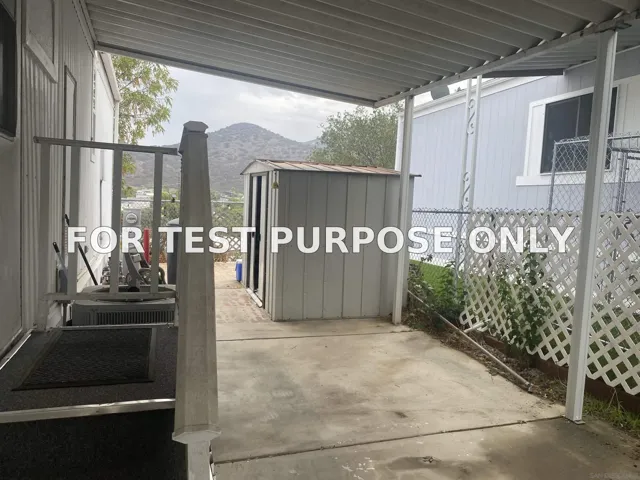 Demo/Test Data 14291 Rios Canyon Road Unit 46, El Cajon, CA 92021