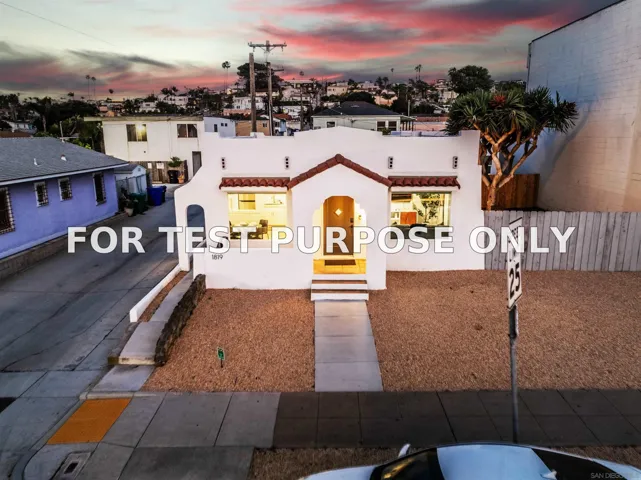Demo/Test Data 1817-19 Sunset Cliffs Blvd, San Diego, CA 92107