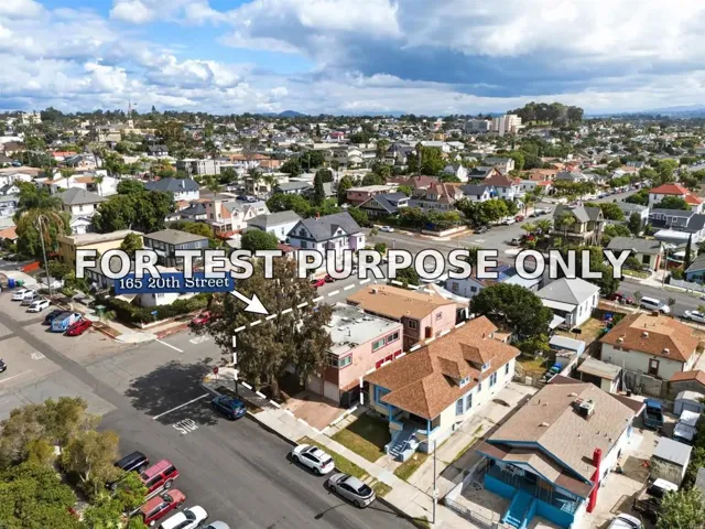 Demo/Test Data 165 20th Street, San Diego, CA 92102