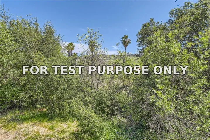 Demo/Test Data 12709 Oak Knoll Rd, Poway, CA 92064
