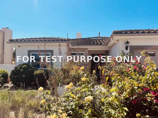 Demo/Test Data 12709 Oak Knoll Rd, Poway, CA 92064
