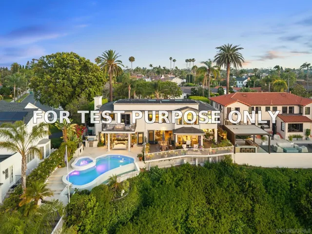 Demo/Test Data 4136 Palisades Road, San Diego, CA 92116