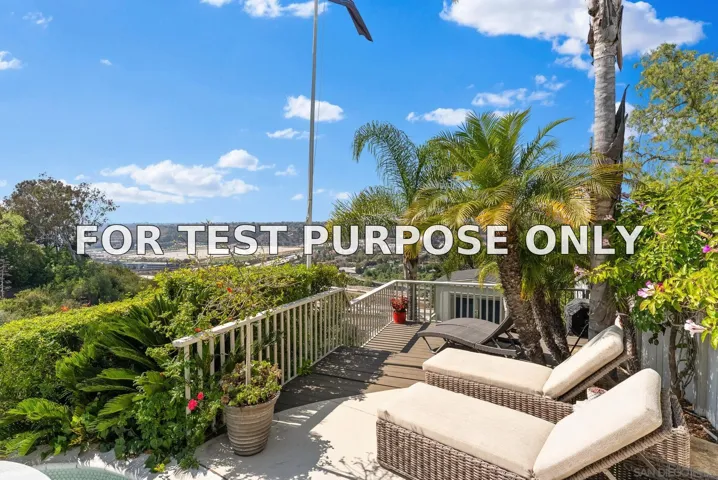 Demo/Test Data 4136 Palisades Road, San Diego, CA 92116