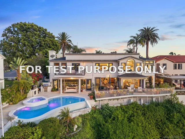 Demo/Test Data 4136 Palisades Road, San Diego, CA 92116