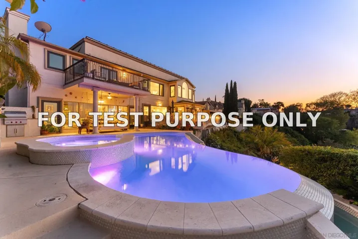 Demo/Test Data 4136 Palisades Road, San Diego, CA 92116