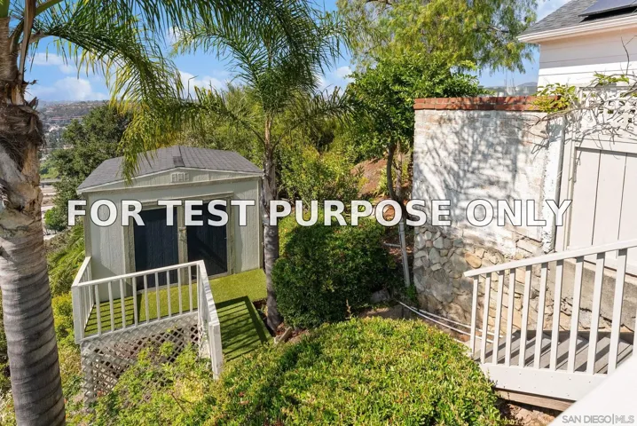Demo/Test Data 4136 Palisades Road, San Diego, CA 92116