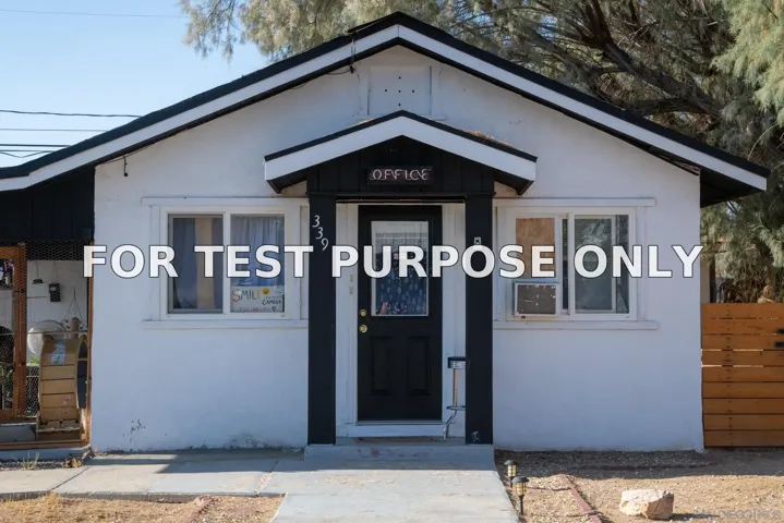 Demo/Test Data 339 W Church Ave, Ridgecrest, CA 93555
