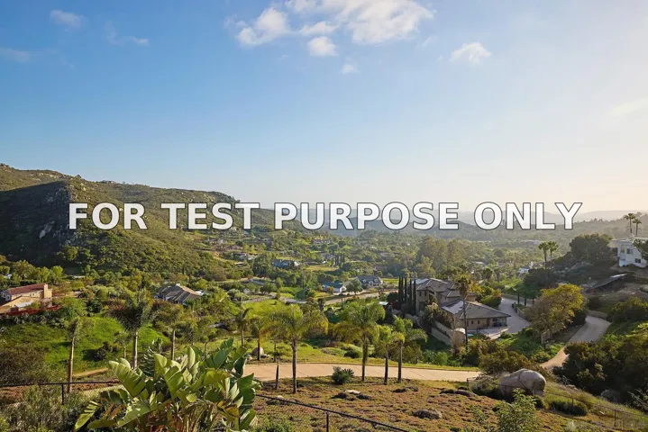 Demo/Test Data 15480 Eastvale Road, Poway, CA 92064
