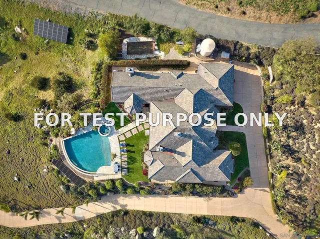 Demo/Test Data 15480 Eastvale Road, Poway, CA 92064