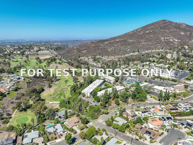 Demo/Test Data 7835 Cowles Mountain Ct Unit B6, San Diego, CA 92119