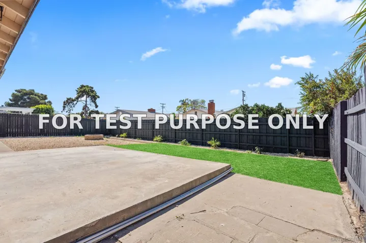 Demo/Test Data 4915 Mount Gaywas, San Diego, CA 92117