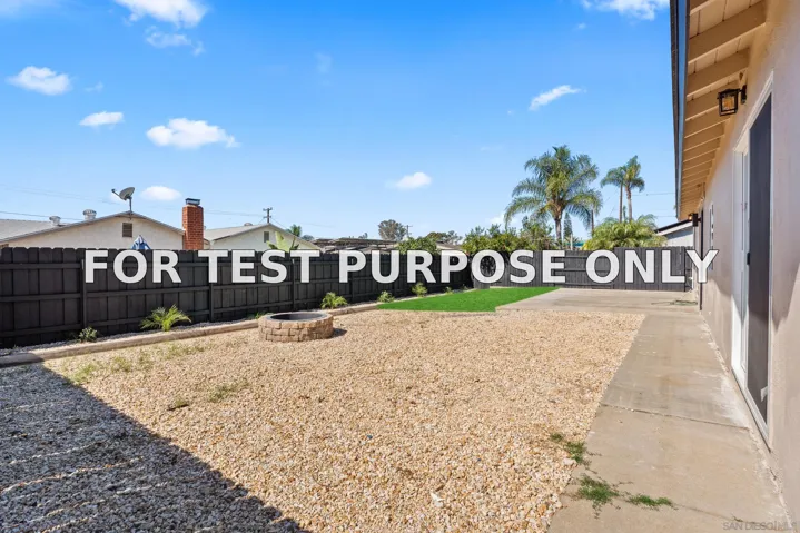 Demo/Test Data 4915 Mount Gaywas, San Diego, CA 92117