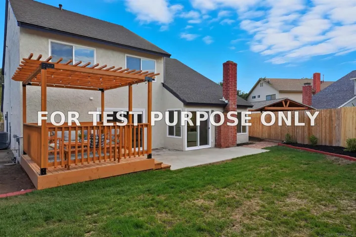 Demo/Test Data 9562 Benavente St, San Diego, CA 92129