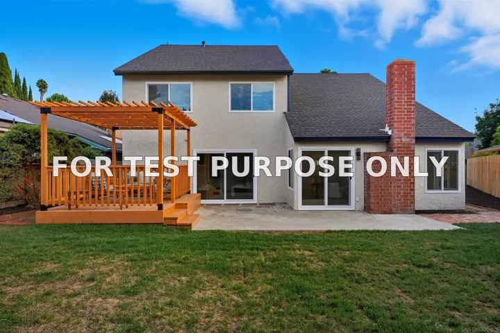 Demo/Test Data 9562 Benavente St, San Diego, CA 92129