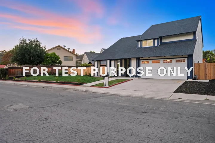 Demo/Test Data 9562 Benavente St, San Diego, CA 92129