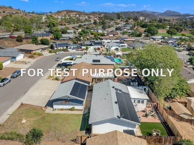 Demo/Test Data 13135 Pam Ln, Lakeside, CA 92040