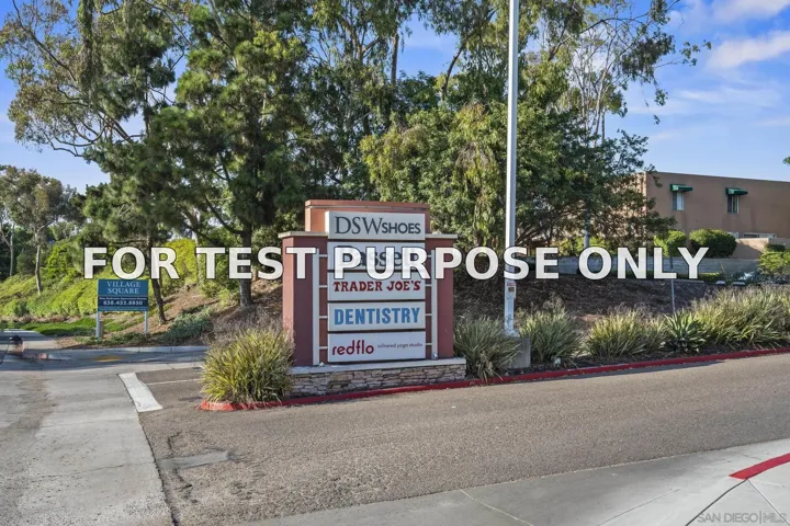 Demo/Test Data 8635 Via Mallorca Unit D, La Jolla, CA 92037