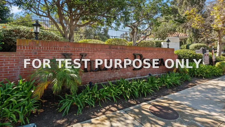 Demo/Test Data 4621 Villas Court, Bonita, CA 91902