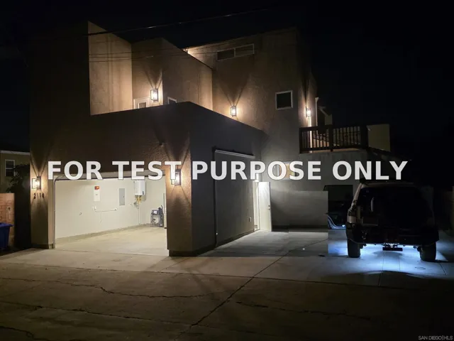 Demo/Test Data 2114 Felspar St, San Diego, CA 92109