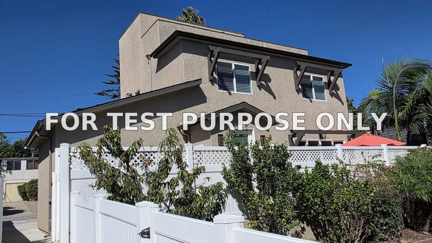 Demo/Test Data 2114 Felspar St, San Diego, CA 92109