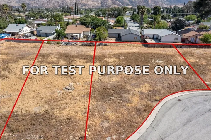 Demo/Test Data 0 King, Banning, CA 92220