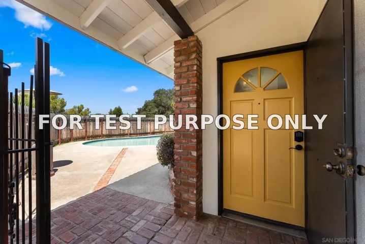 Demo/Test Data 909 Donnan Place, Vista, CA 92084