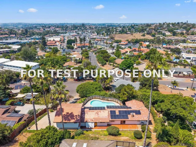 Demo/Test Data 909 Donnan Place, Vista, CA 92084