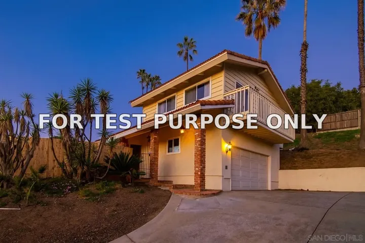 Demo/Test Data 909 Donnan Place, Vista, CA 92084