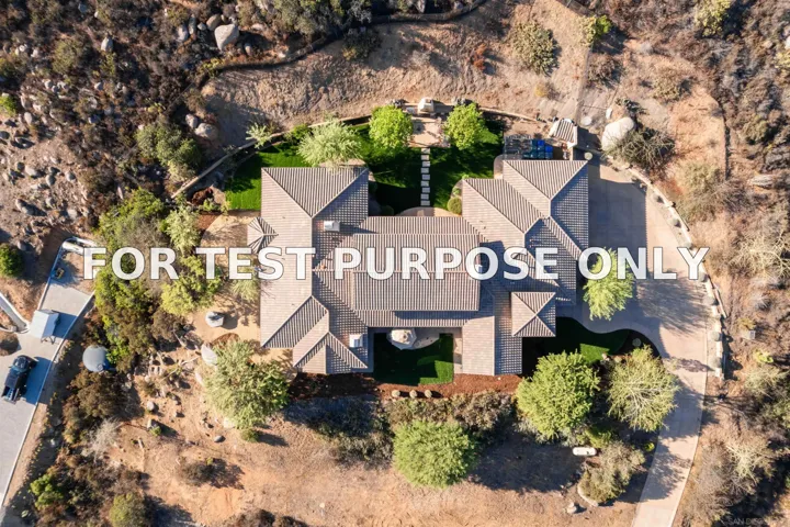 Demo/Test Data 3132 Via Asoleado, Alpine, CA 91901