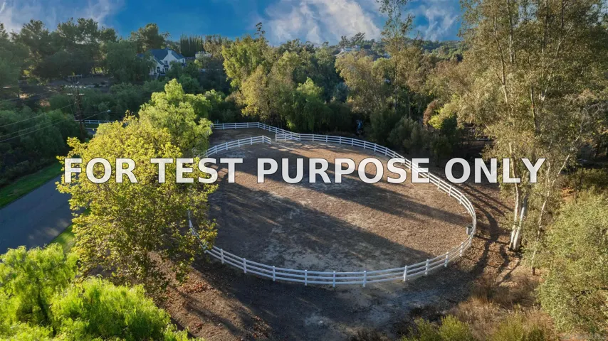 Demo/Test Data 3132 Via Asoleado, Alpine, CA 91901