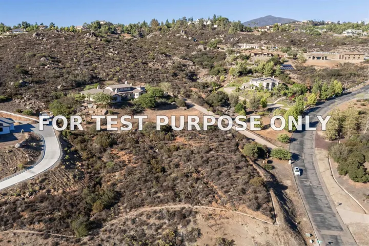 Demo/Test Data 3132 Via Asoleado, Alpine, CA 91901