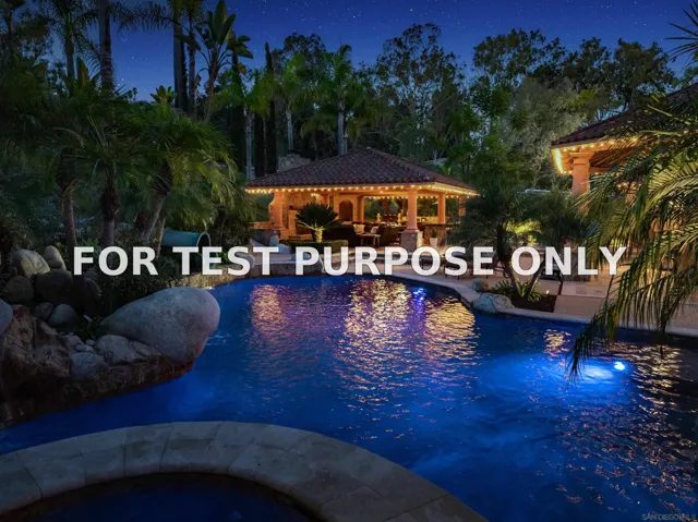 Demo/Test Data 15397 Rock Creek Ln, El Cajon, CA 92021