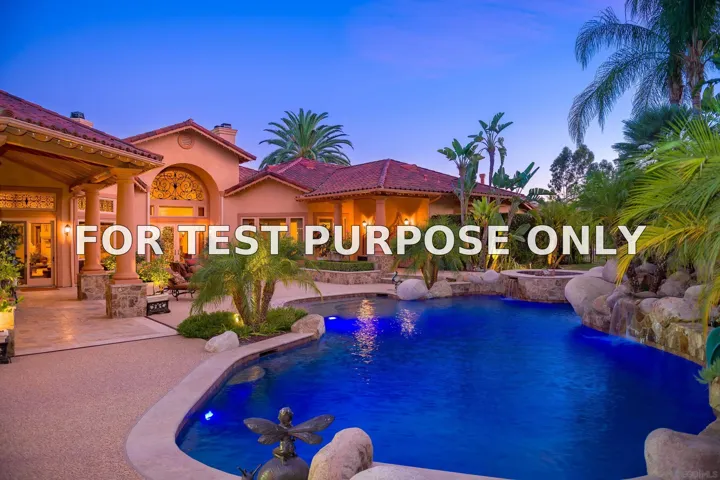Demo/Test Data 15397 Rock Creek Ln, El Cajon, CA 92021