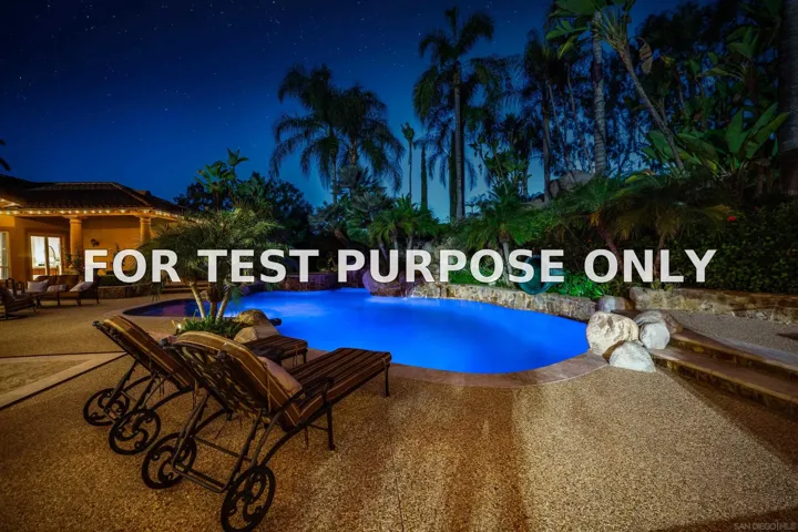 Demo/Test Data 15397 Rock Creek Ln, El Cajon, CA 92021