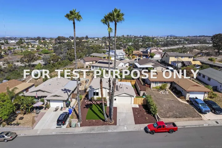 Demo/Test Data 5612 Zircon, San Diego, CA 92114