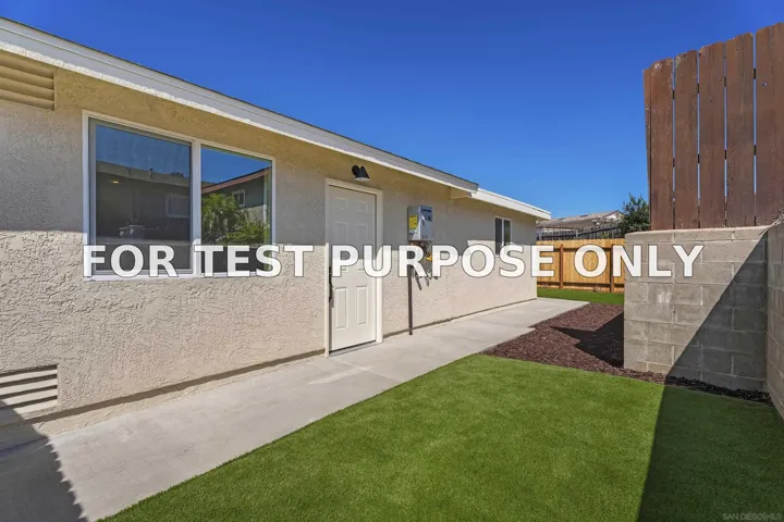 Demo/Test Data 5612 Zircon, San Diego, CA 92114