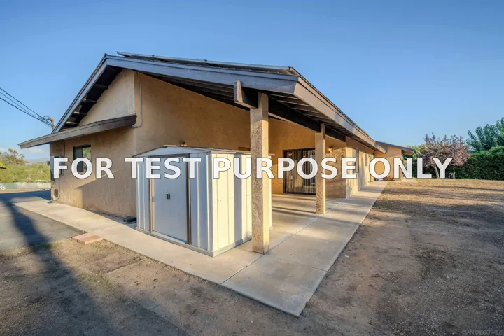 Demo/Test Data 526 Brazos St., Ramona, CA 92065