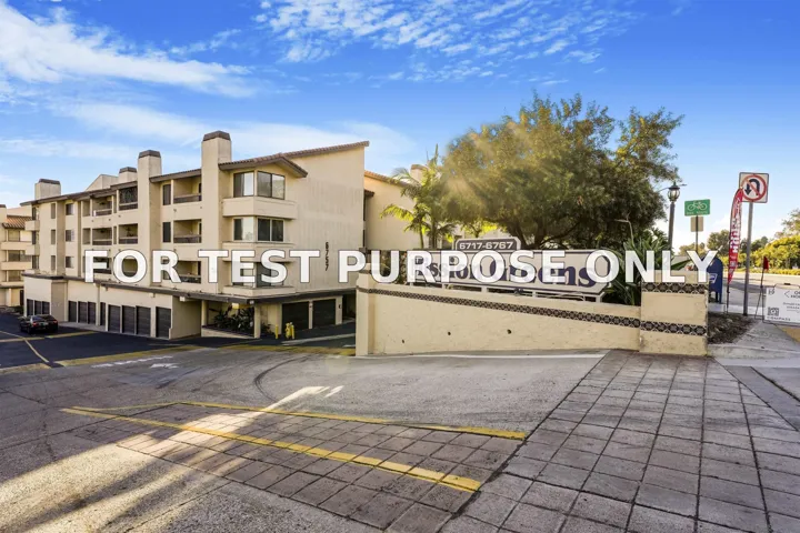 Demo/Test Data 6747 Friars Rd Unit 113, San Diego, CA 92108