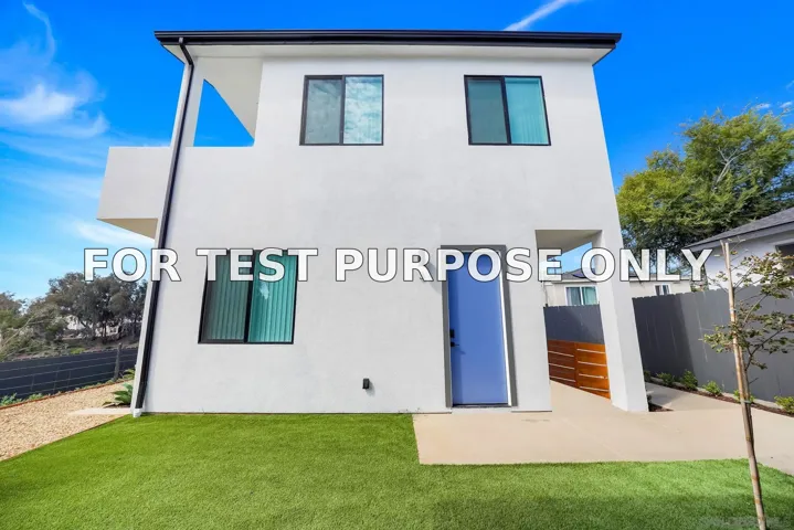 Demo/Test Data 2868-70 Preece St, San Diego, CA 92111