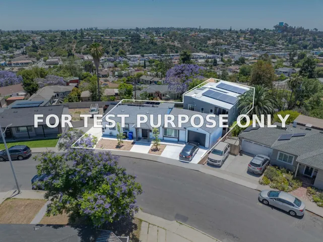 Demo/Test Data 6283 Lorca Drive, San Diego, CA 92115